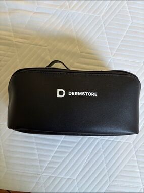 Dermstore Black Travel Toiletry Bag